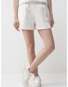 GUESS Pantaloni scurti cu broderie logo - Crem