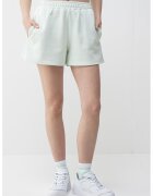 GUESS Pantaloni scurti cu broderie logo - Verde menta