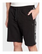 GUESS Pantaloni scurti cu snur in talie si logo