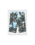GUESS Pantaloni scurti din bumbac cu print tropical