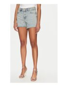 GUESS Pantaloni scurti din bumbac organic cu talie inalta