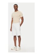 GUESS Pantaloni scurti uni din bumbac cu buzunare laterale