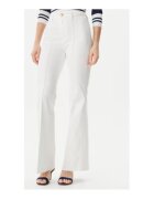 GUESS Pantaloni uni evazati cu talie inalta
