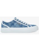 GUESS Pantofi dama Piele ecologica - Albastru -