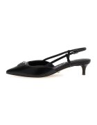 GUESS Pantofi de piele cu toc kitten - Negru