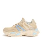 GUESS Pantofi sport cu garnituri de piele intoarsa - Bej/Albastru