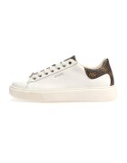 GUESS Pantofi sport cu insertii de piele - Alb murdar