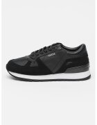 GUESS Pantofi sport cu insertii de piele intoarsa - Negru