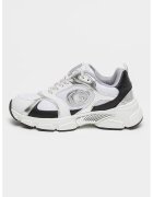 GUESS Pantofi sport cu insertii de plasa - Alb/Negru/Argintiu