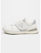 GUESS Pantofi sport cu insertiii din material textil - Alb/Gri deschis