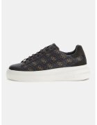 GUESS Pantofi sport cu logo - Maro inchis