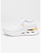 GUESS Pantofi sport cu talpa masiva - Alb/Auriu