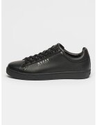 GUESS Pantofi sport de piele cu detalii logo - Negru stins