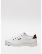 GUESS Pantofi sport de piele ecologica - cu monograma
