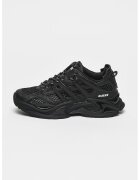 GUESS Pantofi sport de piele ecologica si material textil - Negru