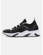 GUESS Pantofi sport de piele ecologica si plasa - Negru