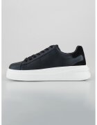 GUESS Pantofi sport de piele Elbina - Negru