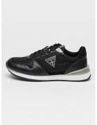 GUESS Pantofi sport de plasa si material sintetic cu logo - Alb/Negru/Gri