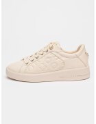 GUESS Pantofi sport din piele ecologica cu logo stantat - Alb fildes