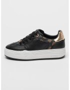 GUESS Pantofi sport din piele ecologica cu model logo - Negru