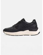 GUESS Pantofi sport din piele si piele ecologica Imola - Negru
