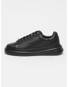 GUESS Pantofi sport din piele si piele ecologica - Negru
