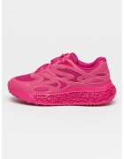 GUESS Pantofi sport wedge cu insertii de plasa - Fucsia