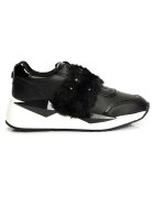 GUESS Pantofi sport wedge cu velcro pufos -