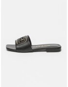 GUESS Papuci cu logo - Auriu/Negru