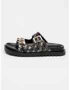GUESS Papuci cu logo brodat stralucitor - 46375