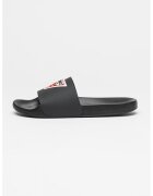 GUESS Papuci cu logo contrastant - Negru