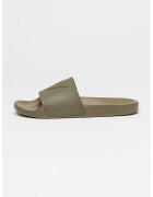 GUESS Papuci cu logo in relief - Verde inchis