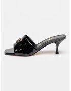 GUESS Papuci cu toc lacuiti - Negru