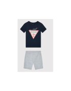 GUESS Pijama cu maneca scurta si logo -