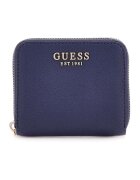 GUESS Portofel din piele ecologica cu fermoar Laurel II - Bleumarin