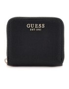 GUESS Portofel din piele ecologica cu fermoar Laurel II - Negru