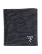 GUESS Portofel pliabil texturat Milano - Gri antracit