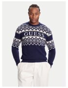 GUESS Pulover barbati bleumarin