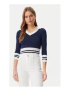GUESS Pulover crop cu maneci medii