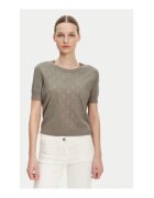 GUESS Pulover cu decolteu la baza gatului si maneci scurte
