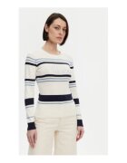 GUESS Pulover cu dungi si text
