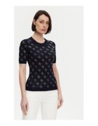 GUESS Pulover cu imprimeu grafic si maneci scurte
