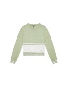 GUESS Pulover cu logo contrastant