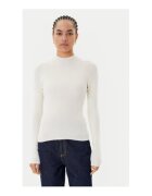 GUESS Pulover din amestec de poliamida cu decolteu la baza gatului si maneci lungi