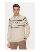 GUESS Pulover din tricot cu fermoar scurt