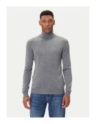 GUESS Pulover pentru barbati - cu guler inalt - gri