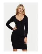 GUESS Rochie cambrata cu decolteu in V - din jerseu