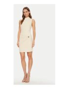 GUESS Rochie cambrata fara maneci - din amestec de modal