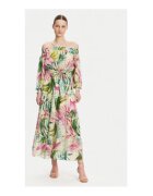 GUESS Rochie cu model floral si cordon