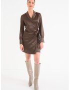 GUESS Rochie cu model petrecut - Maro inchis